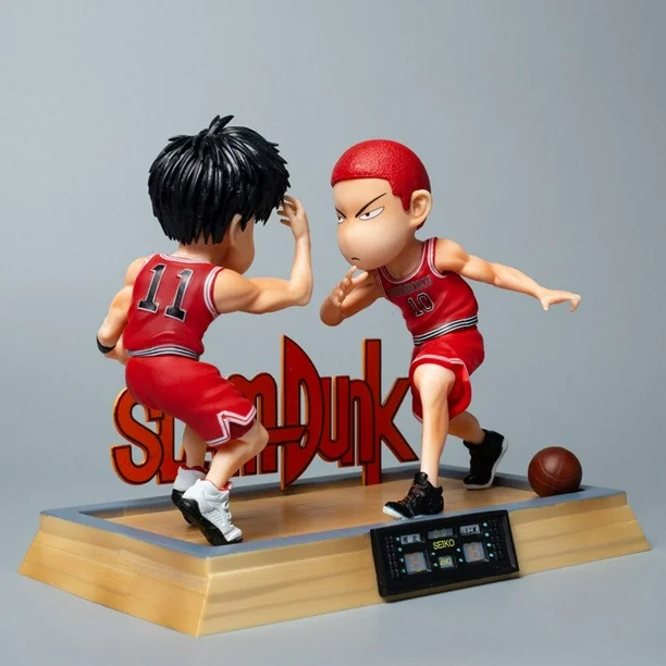 📦 Sakuragi & Rukawa - Slam Dunk - Century High Five Ver. (Chibi) - (13cm width-25cm length-19cm height) - With Box (Box Health: 10/10)