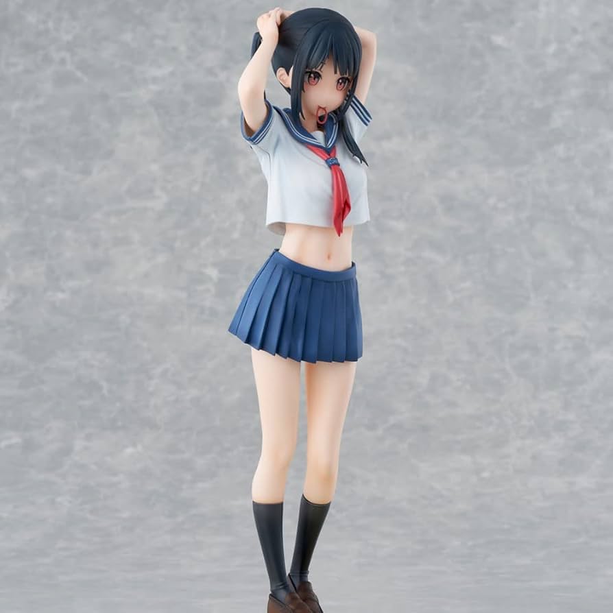 📦 Sailor Fuku no Mannaka - Kantoku Original Illustration - (7cm width-14cm length-30cm height) - With Box (Box Health: 7/10)