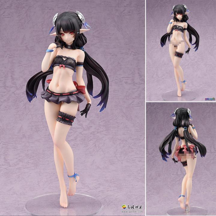 📦 Original Character - Succubus / Dark Elf - Black Bikini Ver. - (9cm width-13cm length-28cm height) - With Box (Box Health: 7/10)
